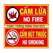 Biển cấm lửa - Cấm hút thuốc