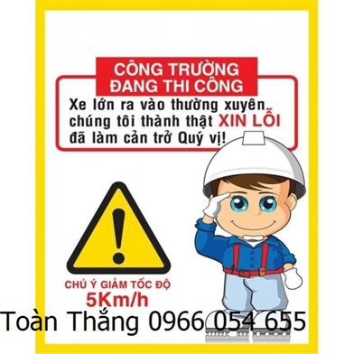 In biển báo theo yêu cầu