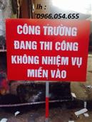 Biển báo hình chữ nhật (nội dung theo yêu cầu)