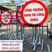 Biển công trường 2 chân