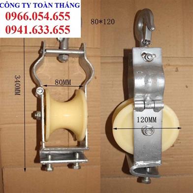 Puly kéo dây điện 120x80mm