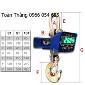 Cân treo OCS 1 tấn (màu xanh)