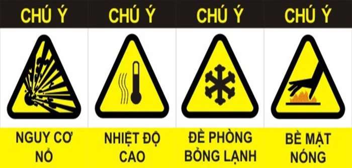 biển cảnh báo nhiệt độ cao